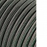 Cable cordon tubulaire 2x0,75mm c63 gris oscuro 25m