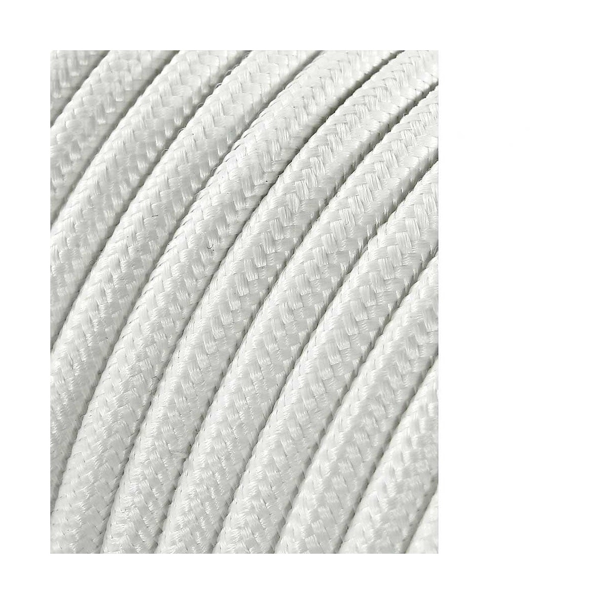 Cable cordon tubulaire 2x0,75mm c01 blanco 25m