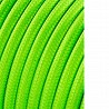 Cable cordon tubulaire 2x0,75mm fluor amarillo 25m