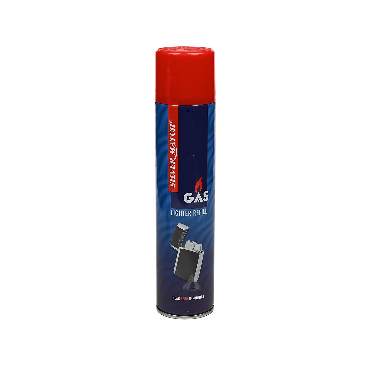 Cartucho de recarga de gas para encendedores 300ml silver match