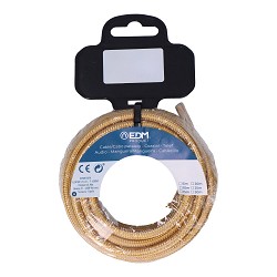 Cable cordon tubulaire 2x0,75mm c45 oro 5m