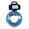 Cable cordon tubulaire 2x0,75mm c68 azul claro 5m