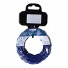 Cable textil trenzado 2x0,75mm c-75 azul seda 5m