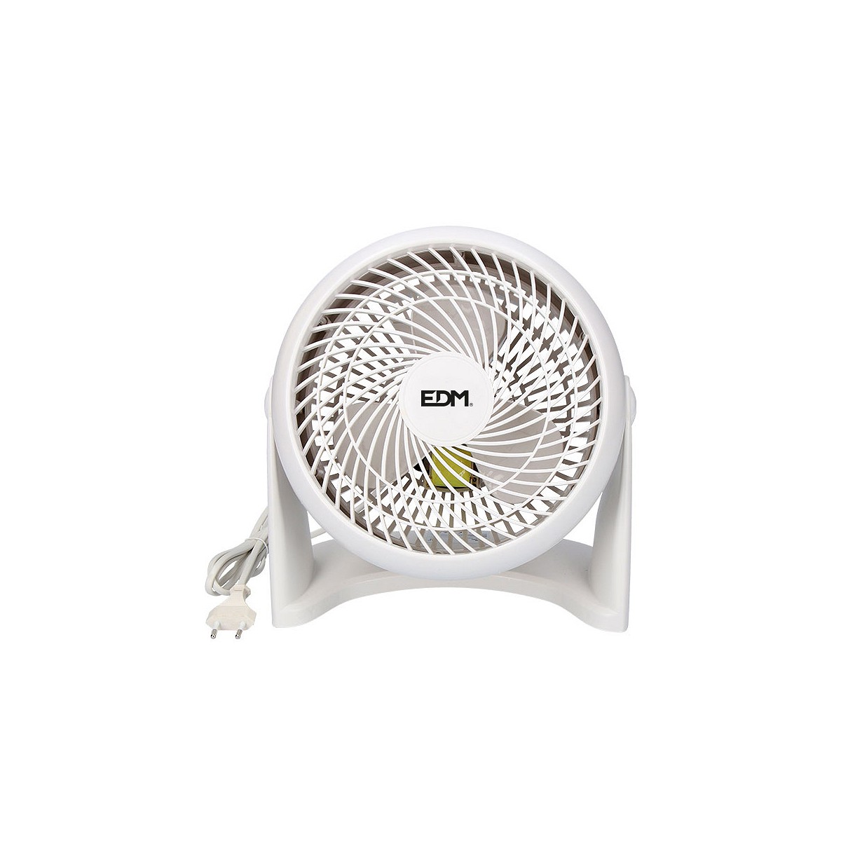 Ventilador 2 en 1 (suelo y pared) color blanco. potencia: 50w aspas: ø18cm 26,5x15,5x27,7cm edm