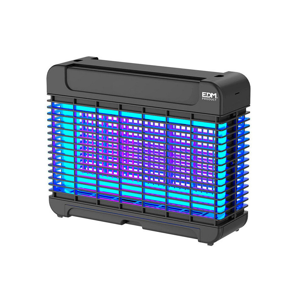 Mata insectos profesional electronico con led 10w 50m² 31,6x10x26,3cm color negro edm