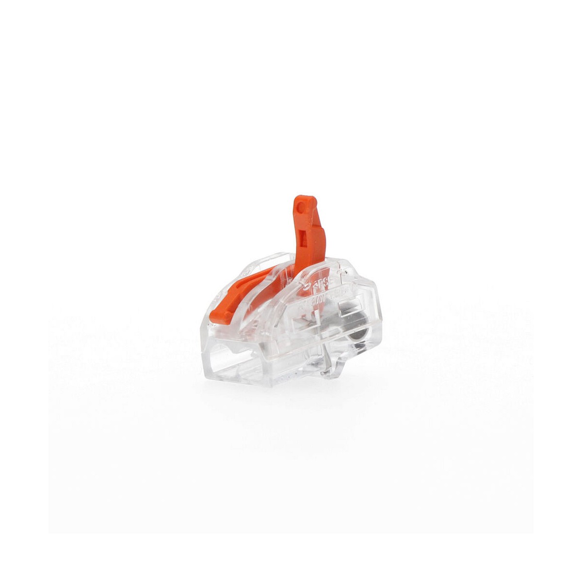 Conector empalme 2 tomas de 0,75a 2,5mm (envasado 5 unid.)