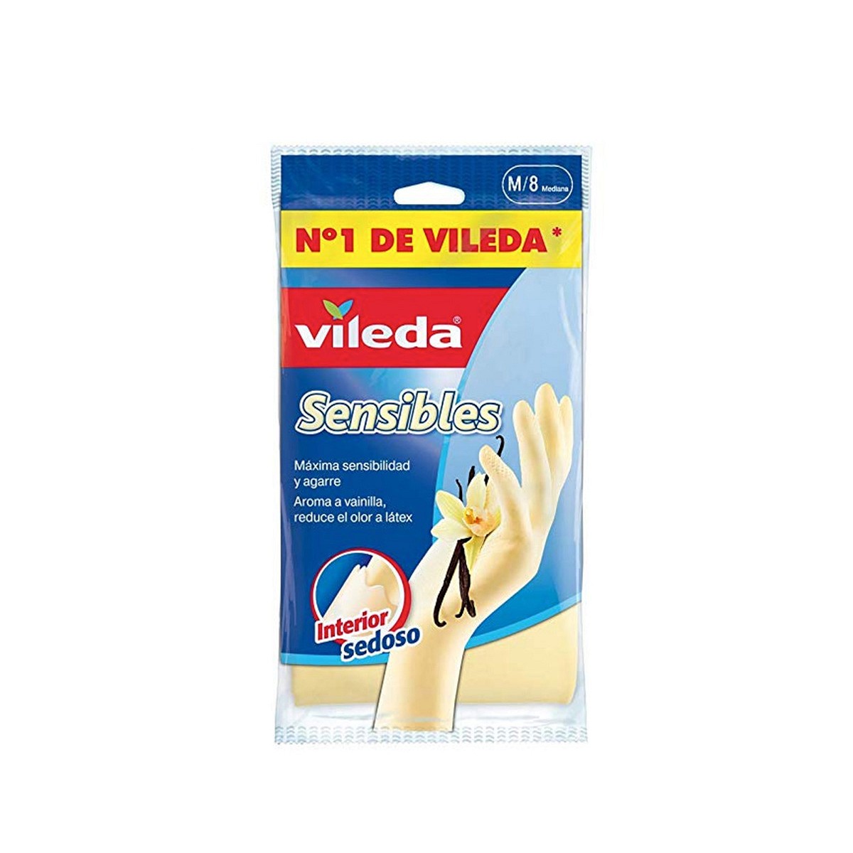 Guantes sensibles talla s 112167 vileda