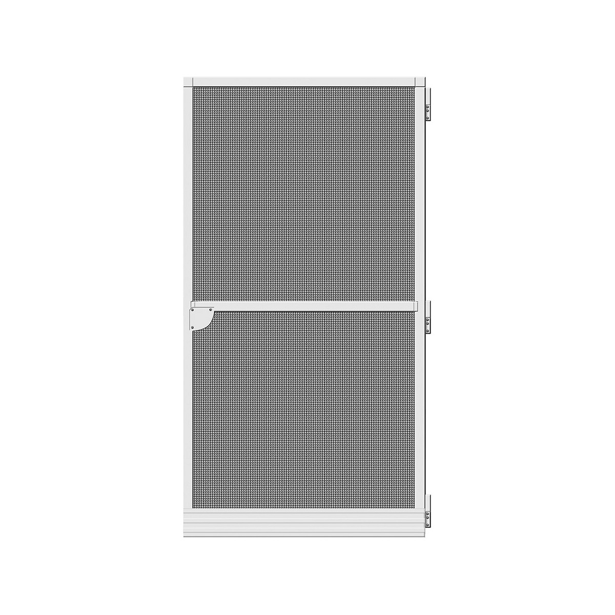 Puerta mosquitera abatible basic blanco 100x210cm