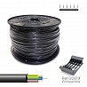 Carrete cable manguera acrilica 1kv negra 3x4mm 100m (bobina grande ø400x200mm)