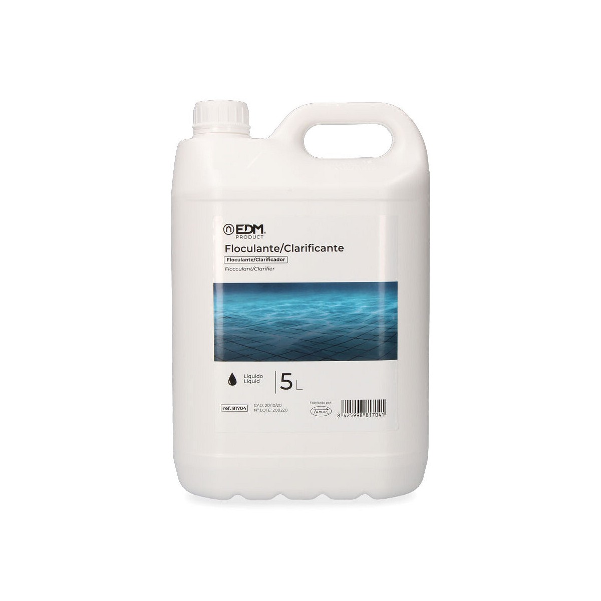 Floculante clarificador liquido 5 l. fusion edm