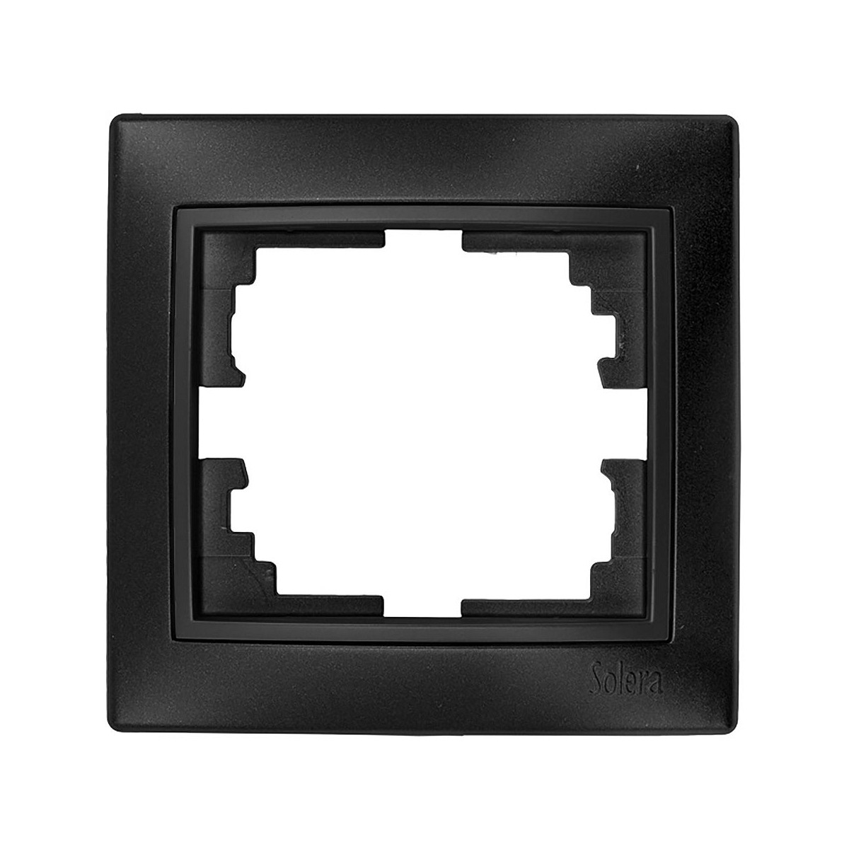 Marco para 1 elemento grafito 83x81x10mm serie europa solera erp71ngu