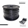 Carrete cablecillo flexible 1,5mm negro 1000m (bobina grande ø400x200mm)