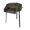 Barbacoa redonda con soporte para paella ø50cm imex el zorro