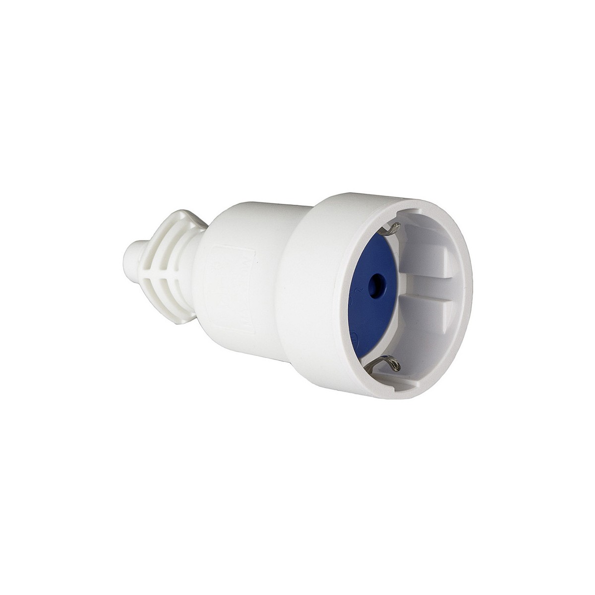 Base aerea pvc 16a 250v t/tl 4,8mm blanco 707cb (retractilada) solera