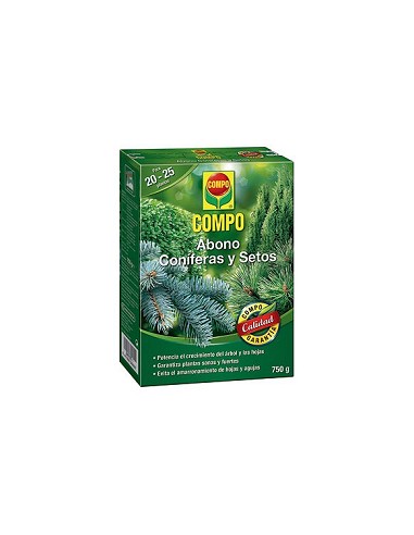 Compra Abono coniferas y setos 750 gr COMPO 2655202011 al mejor precio
