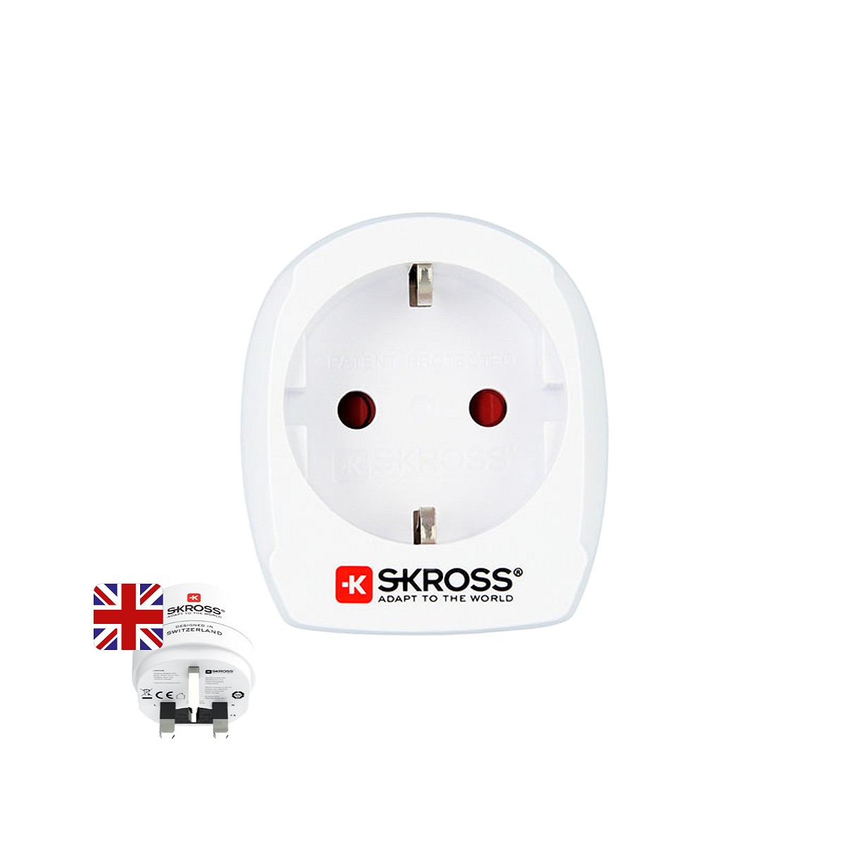 Adaptador europeo a reino unido skross 1500230-e