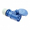 Base cetac 2 p+t azul 32a (retractilado) solera 903133a