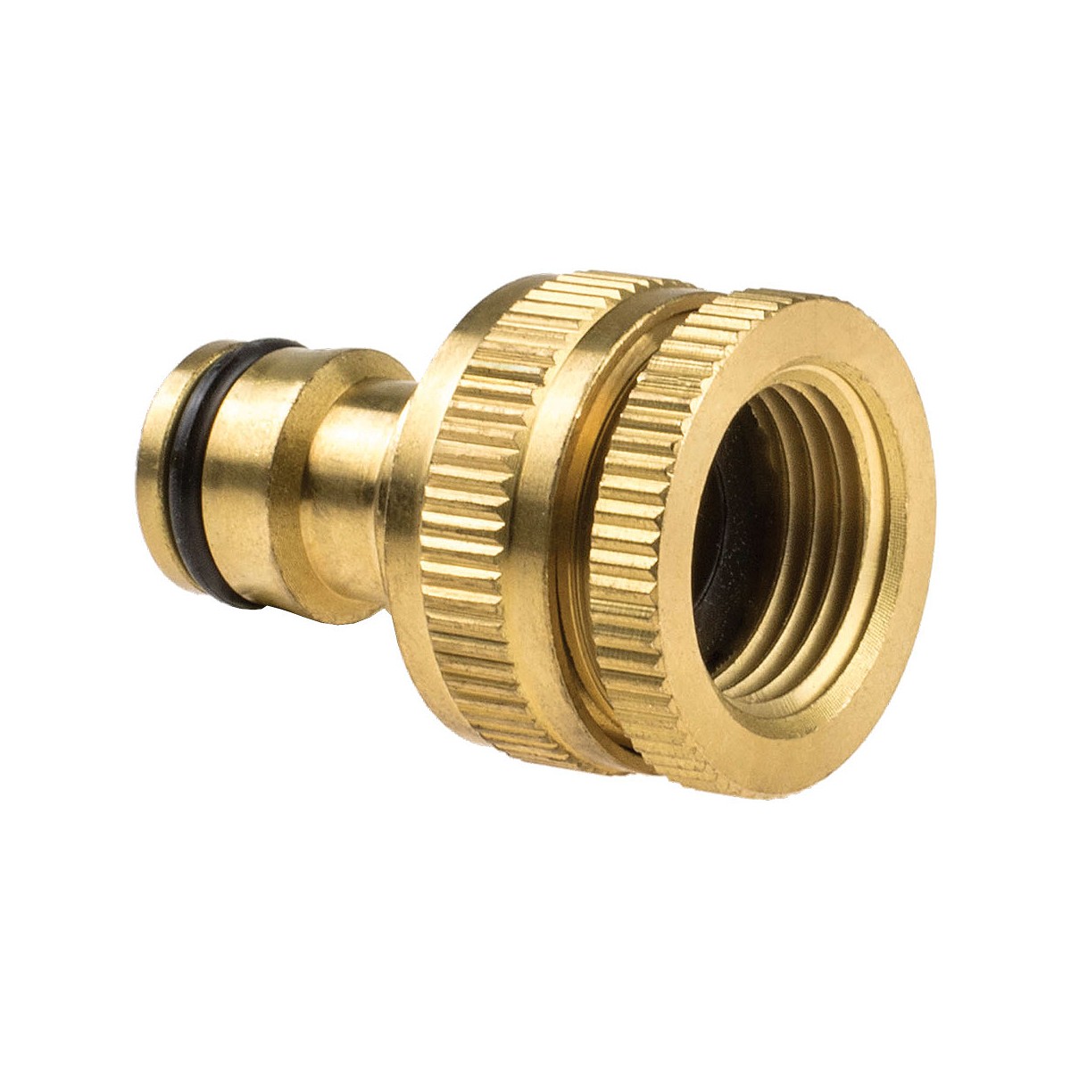 Conector a grifo jardín de 1/2" o 3/4" laton brass cellfast