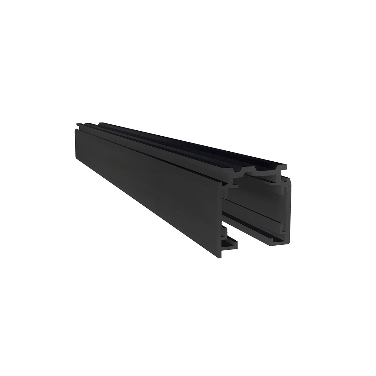 Carril trifasico negro 2mts velum