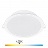 Pack 3uds meson downlight color blanco, 5,5w, 550im. philips