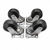 Set 4 ruedas 32mm negras