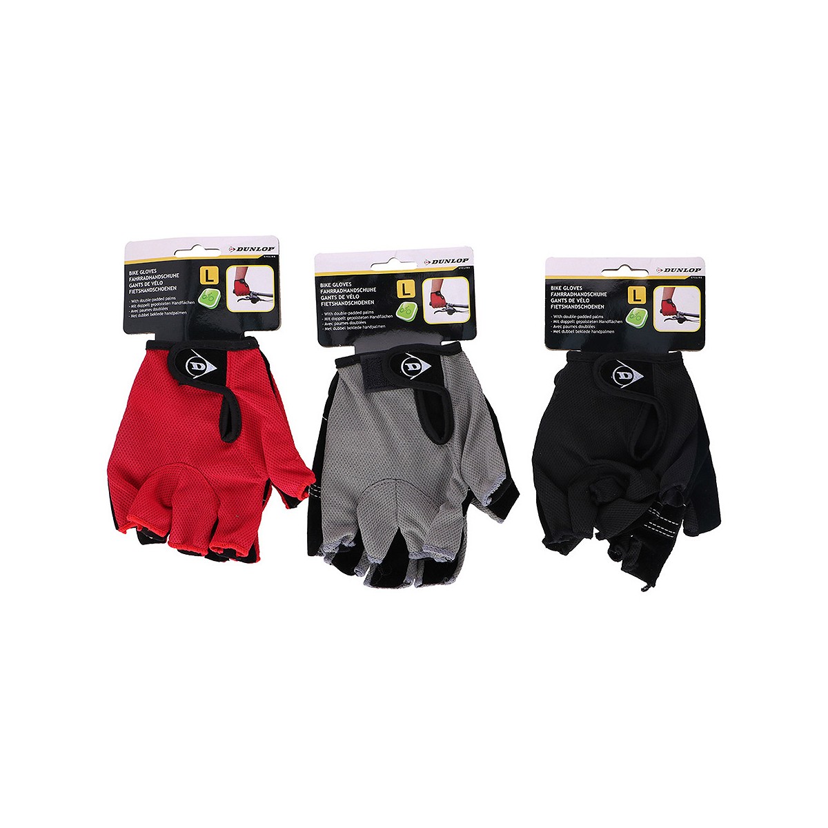 Guantes de ciclismo talla l dunlop colores / modelos surtidos