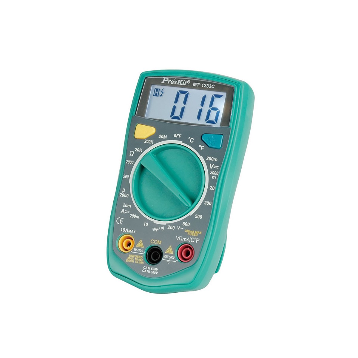Multímetro digital 3 1/2 dígitos con test de temperatura proskit