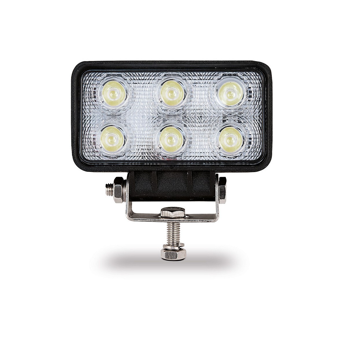 Faro de trabajo rectangular 6 leds 18w 10-30v 1200lm goodyear