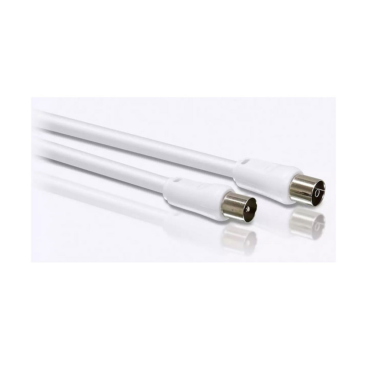 Cable de antena tv coaxial tipo pal 1,5m swv2516w/10 philips