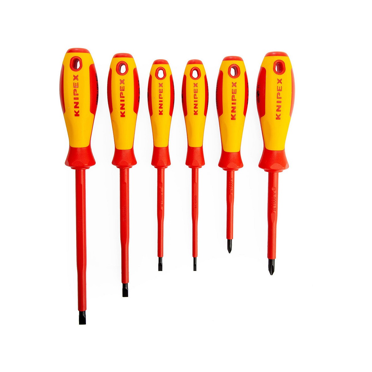 Juego de destornilladores vde 6 piezas knipex 00 20 12v02