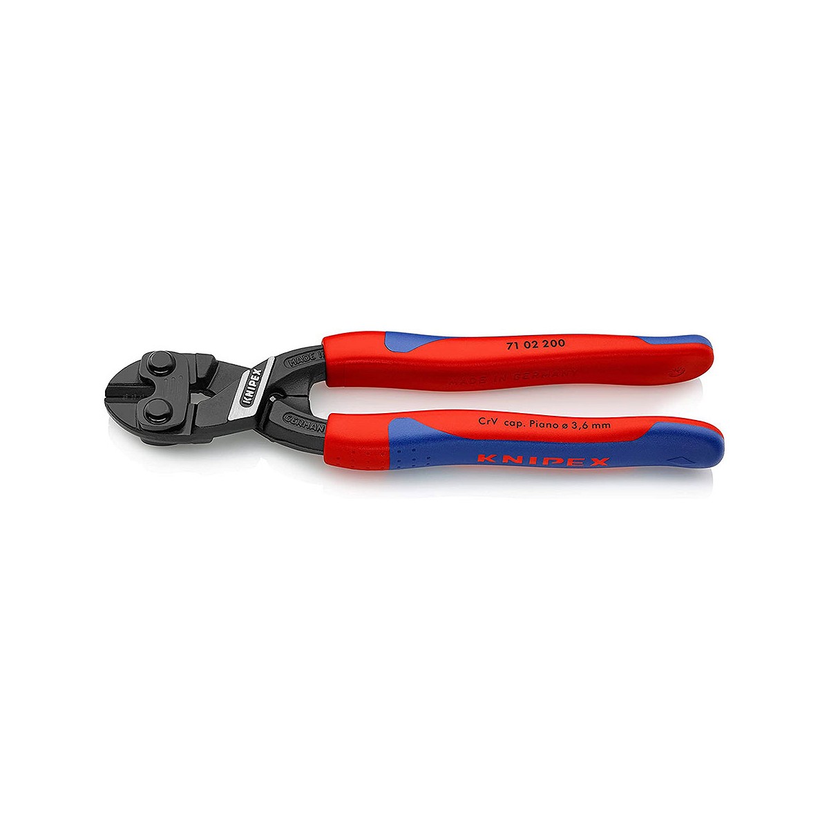 Cortabulones compacto cobolt® 200mm knipex 71 02 200