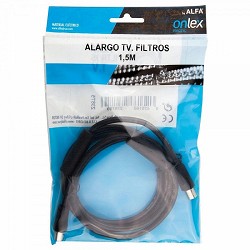 Compra ALARGO TV ONLEX CON FILTROS NEGRO 1,5 MTS al mejor precio