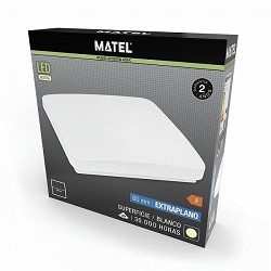 Compra APLIQUE LED EXTRAPLANO MATEL CUADRADO 18W NEUTRA al mejor precio