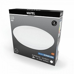 Compra APLIQUE LED EXTRAPLANO MATEL REDONDO 18W FRÍA al mejor precio