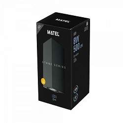 Compra APLIQUE LED LUXE EXTERIOR IP54 MATEL CUBOID 8W FRÍA al mejor precio