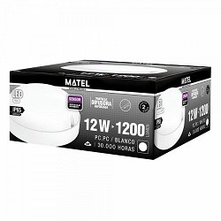 Compra APLIQUE LED REDONDO EXTREIOR MATEL SENSOR 12W BLANCO FRÍA al mejor precio