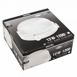 Compra APLIQUE LED REDONDO MATEL EXTERIOR IP65 BLANCO 12W FRÍA al mejor precio