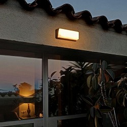 Compra APLIQUE LED REDONDO MATEL EXTERIOR IP65 NEGRO 12W FRÍA al mejor precio