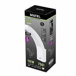 Compra APLIQUE LED SENSOR EXTERIOR IP54 MATEL BLANCO NEUTRA al mejor precio