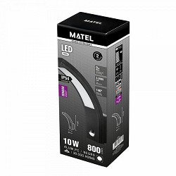 Compra APLIQUE LED SENSOR EXTERIOR IP54 MATEL NEGRO FRÍA al mejor precio