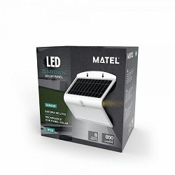 Compra APLIQUE LED SOLAR KORPASS SENSOR 8W BLANCO FRÍA al mejor precio