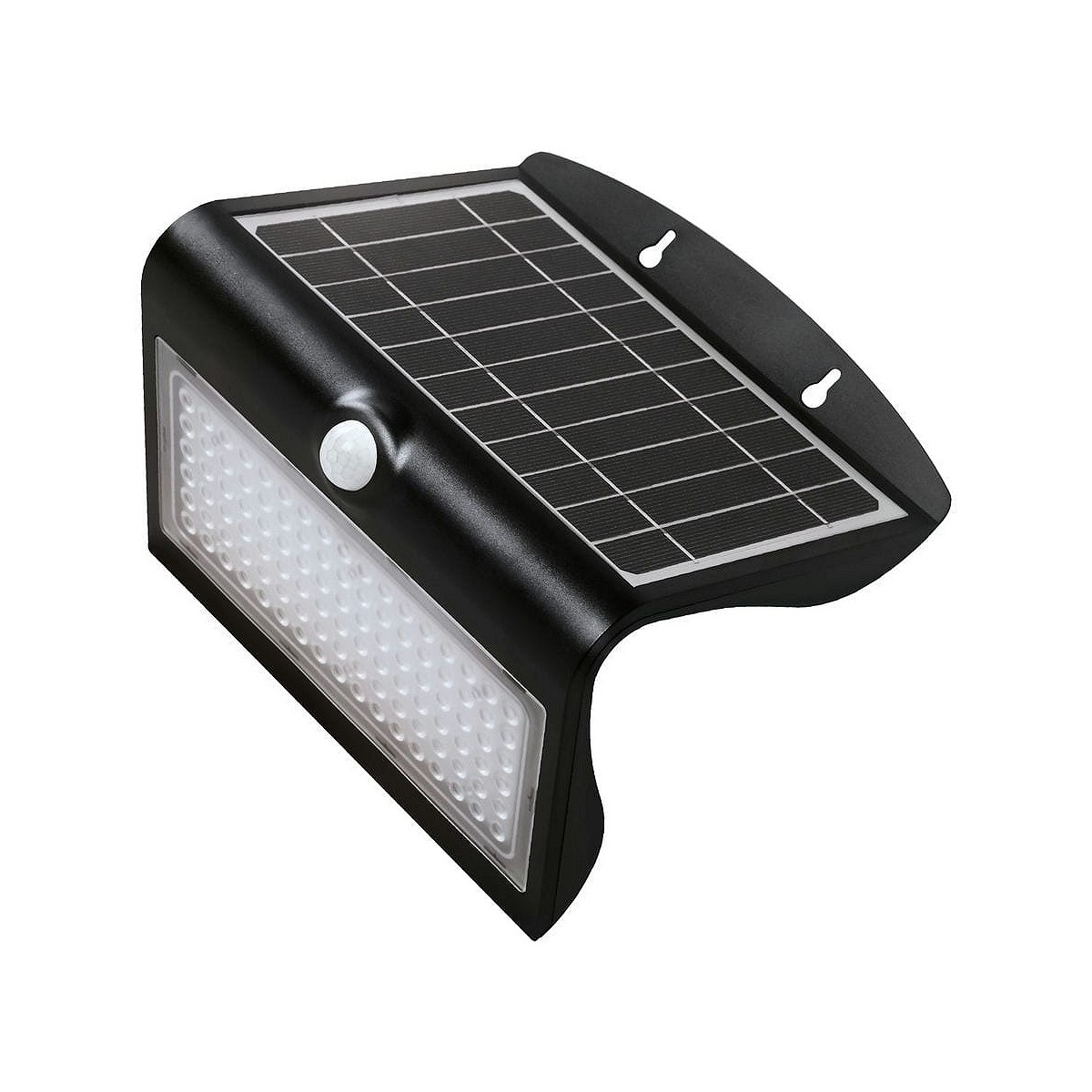 Compra APLIQUE LED SOLAR KORPASS SENSOR 8W NEGRO FRÍA al mejor precio