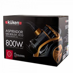 Compra ASPIRADOR SIN BOLSA 800W (2400W) DORADO KÜKEN al mejor precio