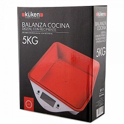 Compra BALANZA COCINA RECIPIENTE DIGITAL 5KG KÜKEN al mejor precio