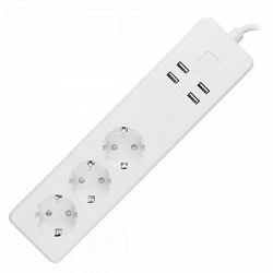 Compra BASE MÚLTIPLE USB MATEL SMART WIFI 3 ENCHUFES 1,8M al mejor precio