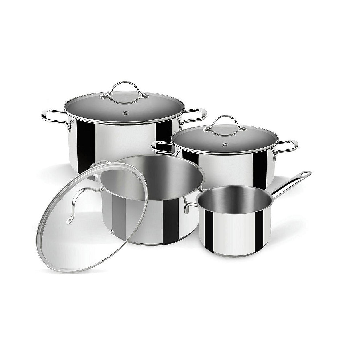 Compra BATERÍA DE COCINA INOX SUPREME 7 PIEZAS al mejor precio