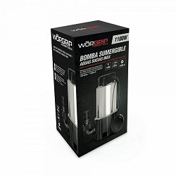 Compra BOMBA SUMERGIBLE WŌRGRIP AGUAS SUCIAS 1100W al mejor precio