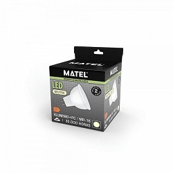 Compra BOMBILLA LED DICROICA MATEL MR16 7W NEUTRA al mejor precio