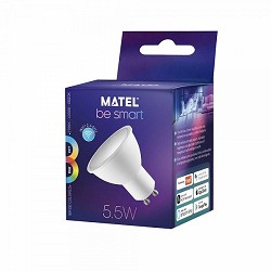 Compra BOMBILLA LED DICROICA MATEL SMART WIFI GU10 5,5W RGB+CCT al mejor precio