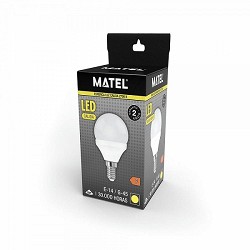 Compra BOMBILLA LED ESFÉRICA MATEL E14 10W CÁLIDA al mejor precio